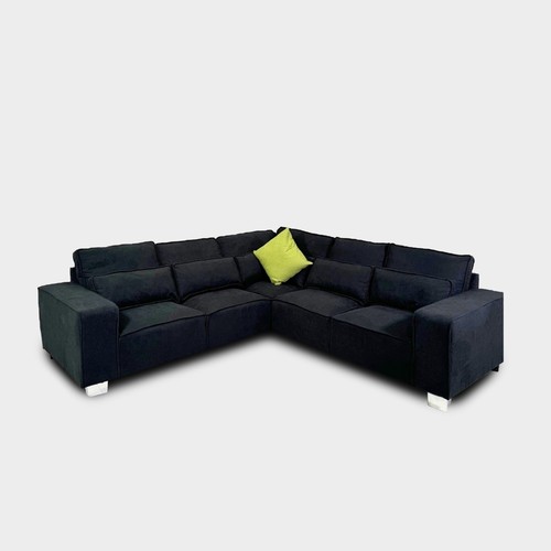 Black broadgate corner - black, sofa