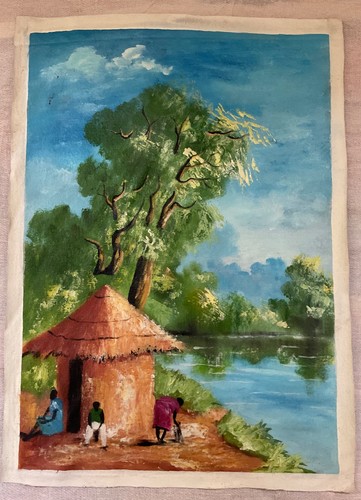 Original african painting - african, for