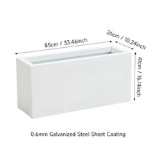 Heavy Duty Zinc Garden Trough