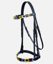 Leather horse bridle gaucho - bridle,