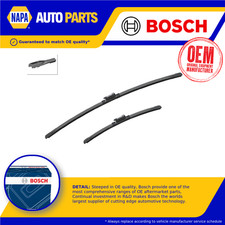 2x Wiper Blades (Pair) Flat /