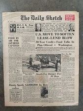 Newspapers July-Dec 1945 back issues  80th Birthday Gift Tabloid and Broadsheets