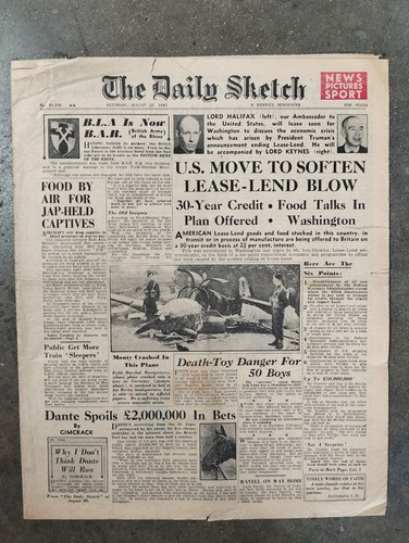 Newspapers july dec 1945 - newspapers, back