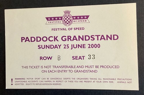 2000 goodwood festival - goodwood,