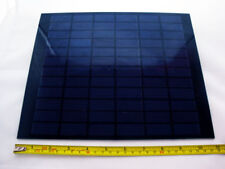 Small Solar Panel 6.4W, 18V, 355mA Rigid Glass Panel - 280x230x2.5mm