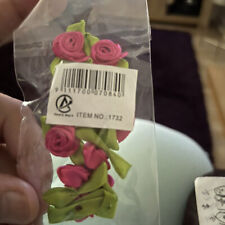 Satin Small Ribbon Flowers