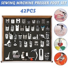 42pcs Professional Sewing Machine Foot Feet Presser Snap Low Shank Set