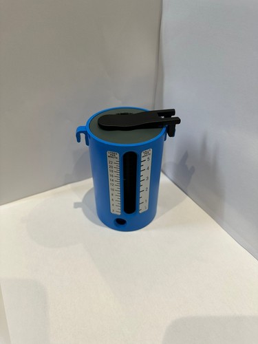 Water flow cup - cup, gauge