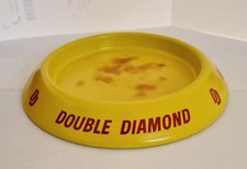 Double Diamond (Ind Coope) Pub Ashtray in metal Vintage Early 1970's 6" diameter