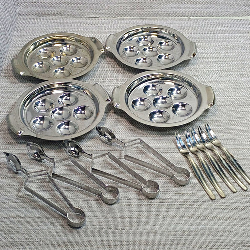 Stainless steel snail - snail, dishes