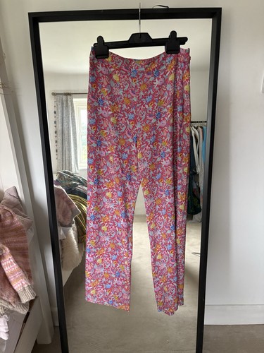 Brora wide leg trousers - leg,