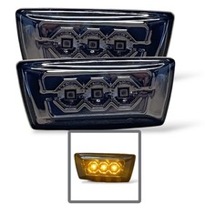 Smoked Chrome Black LED Side