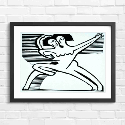 Vintage art deco couple dance - vintage,