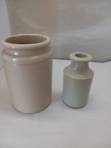 Vintage stoneware storage - vintage,