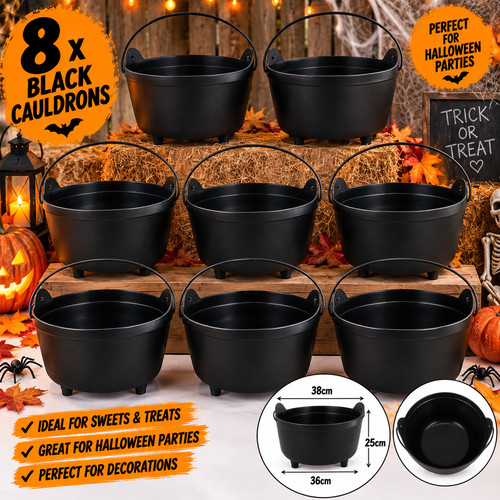 Halloween cauldrons large - halloween,