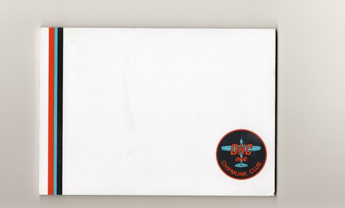 Dhc chipmunk club post it - dhc-1,