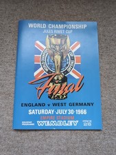 1966 World Cup Final Programme