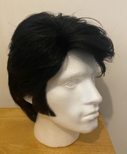Elvis Presley Tribute Custom Made Professional Wig Vegas Jumpsuit Stagewear ETA