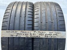 2x Used Pirelli P-Zero PZ4 VOL Car Tyres 255 40 21 Audi SQ5 VW wheel 2554021 Q5
