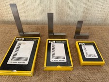 Set of 3 J&L Kennametal Precision Engineers Squares 2", 3", 4" - VGC