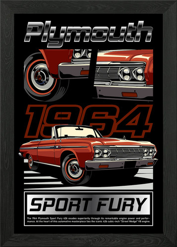 Sport fury muscle car - muscle,