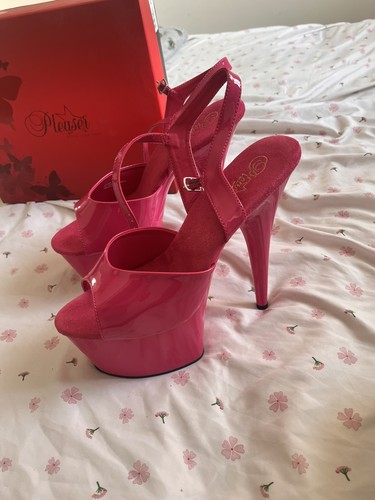 Pink pleaser heels size - pleaser,