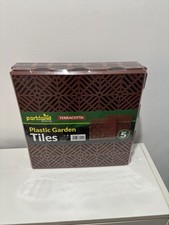 Interlocking Plastic Garden Path Floor Tiles Nonslip Lawn Paving Patio Tile 