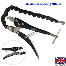 Car Exhaust Pipe Cutter Multi Wheel Chain Lock-grip Pliers Pipe Tube Wrench 90mm