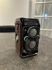 Rollieflex Compur Camera with Case Vintage Franken & Heidecke