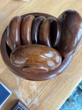 Vintage mid century wooden - vintage,