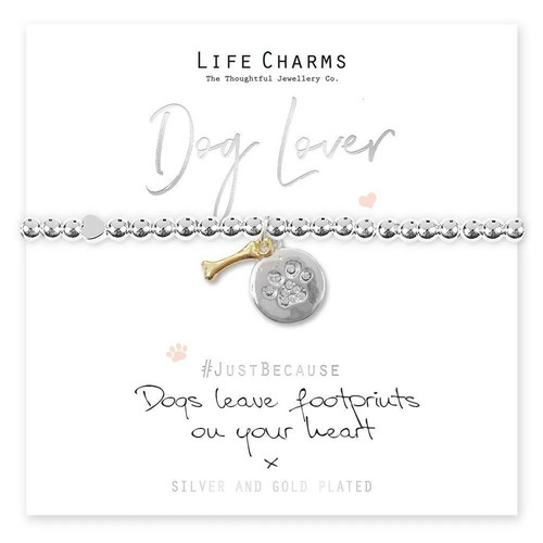 Life charms bracelet dog - charms,