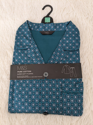 Pure cotton pyjamas mens - m&s,