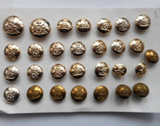 BRITISH ARMY ROYAL ARTILLERY BUTTONS X 29