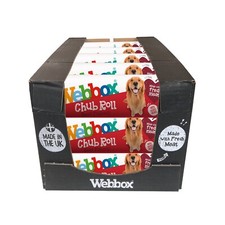Webbox Chub Roll Complementary Adult Wet Dog Food - Beef (15 x 720g)