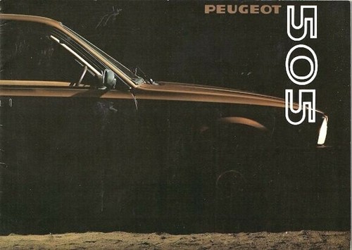 Peugeot 505 saloon - 505, 1979-1980