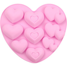 9 Cavity Silicone Heart
