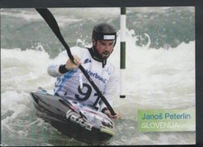 Sports Postcard - Slalom Kayaking - Janos Peterlin, Slovenija     T1594