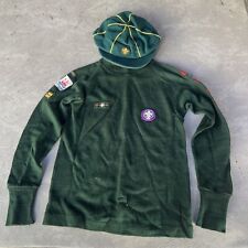Vintage Cub Scouts Uniform 1980s Boy Jumper Cap Sewn on Badges WALLASEY 80s W2E