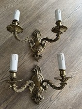 Pair French Vintage Solid