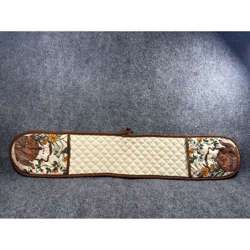 Vintage double oven mitt - oven,