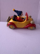 Vintage Noddy Toy Car Classic TV Show Collectible Dekker Toys 1992 Pushalong
