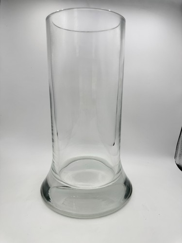 Large mouth blown clear glass - mouth,