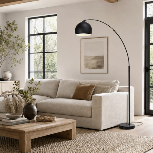 Arc floor lamp faux - arc,
