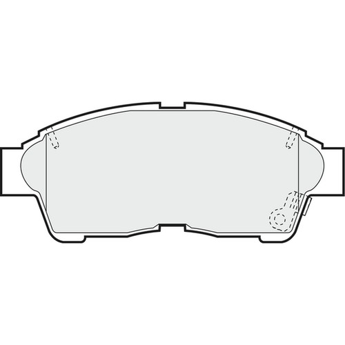 Brake pads set - for, toyota