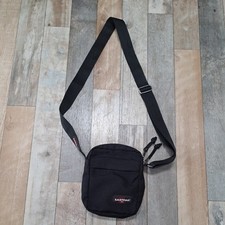 EASTPACK USA SMALL BLACK CANVAS CROSSBODY BAG UNISEX