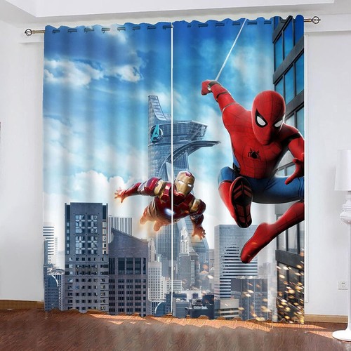 Spiderman superhero curtains - superhero,
