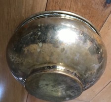 Vintage Brass Plant Pot 195mm