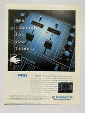 1997 Magazine Advert Flyer Picture Pioneer DJM-300 2 Channel Mixer Ad