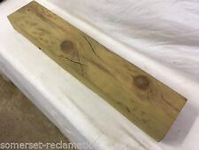 30 Inch Or 76cm Reclaimed Old Pine Timber Beam Floating Over Mantle Shelf Joist