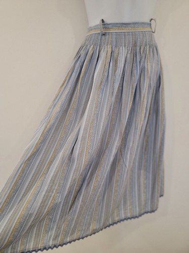 Vintage skirt midi blue - vintage,